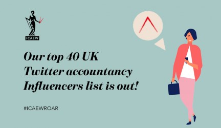 #ICAEWROAR Top Online UK Influencers: Accountancy 2019